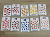 Zahlen von 1-20 laminiert