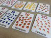 Zahlen von 1-20 laminiert