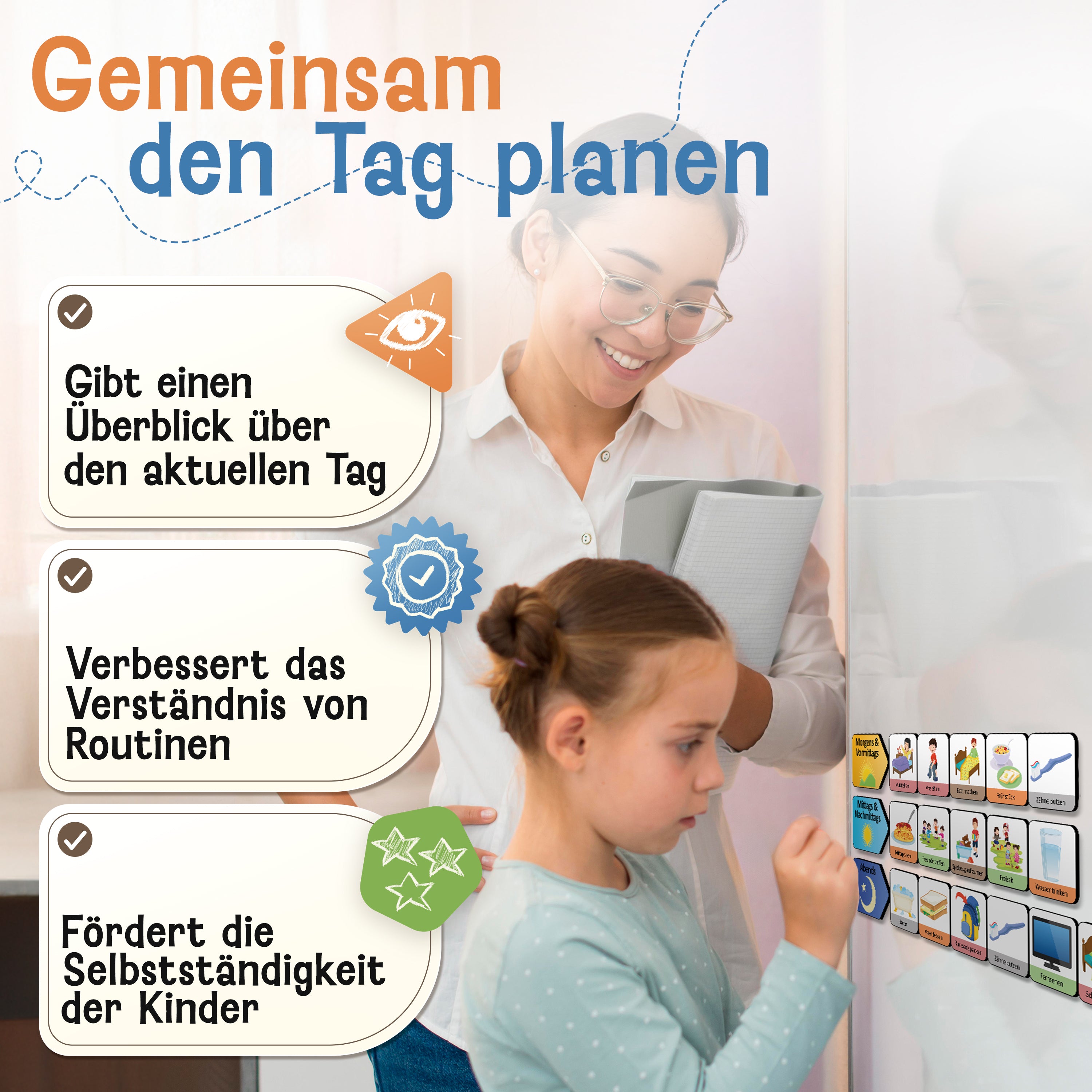 Magnet-Set Tagesplan
