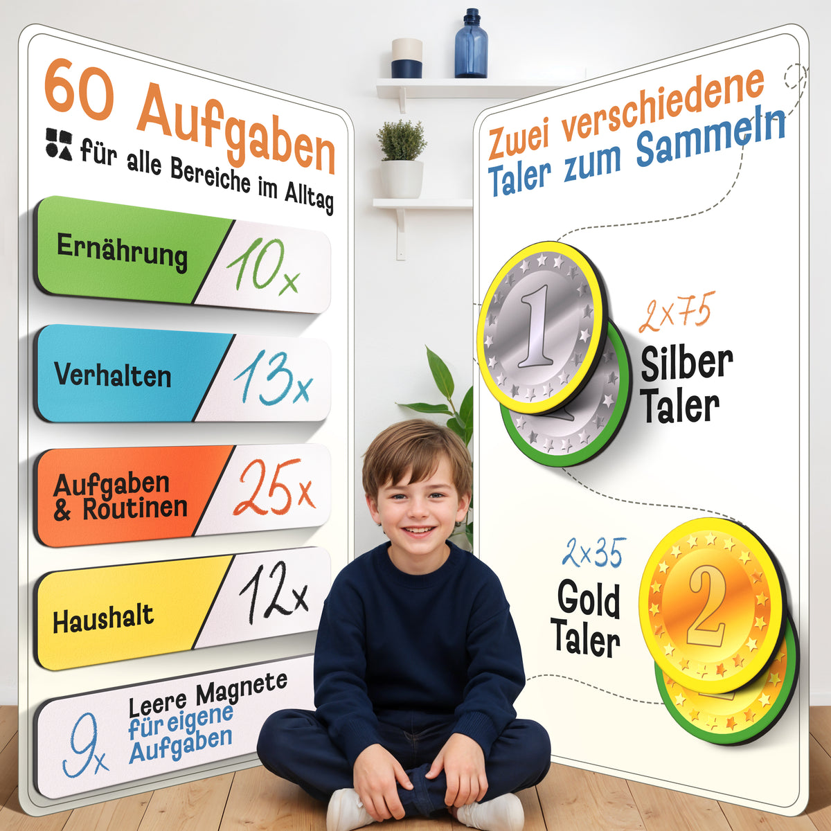 LIKARTO® Magnetische Belohnungstafel