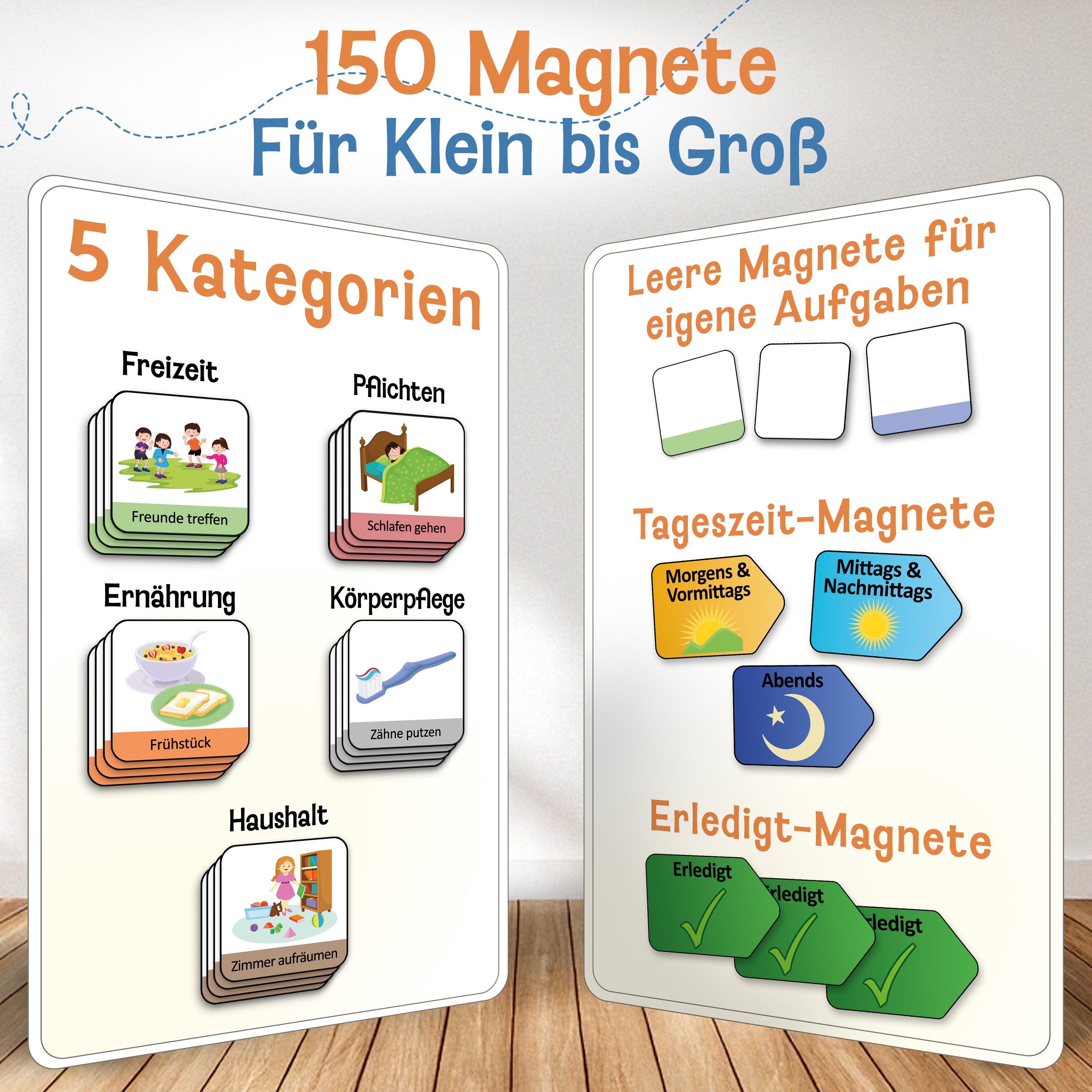 Magnet-Set Tagesplan