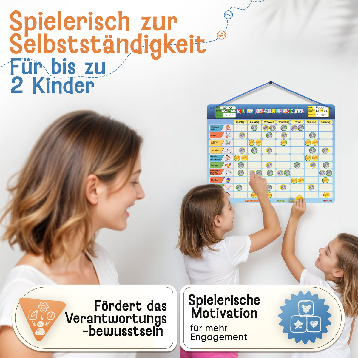 LIKARTO® Magnetische Belohnungstafel