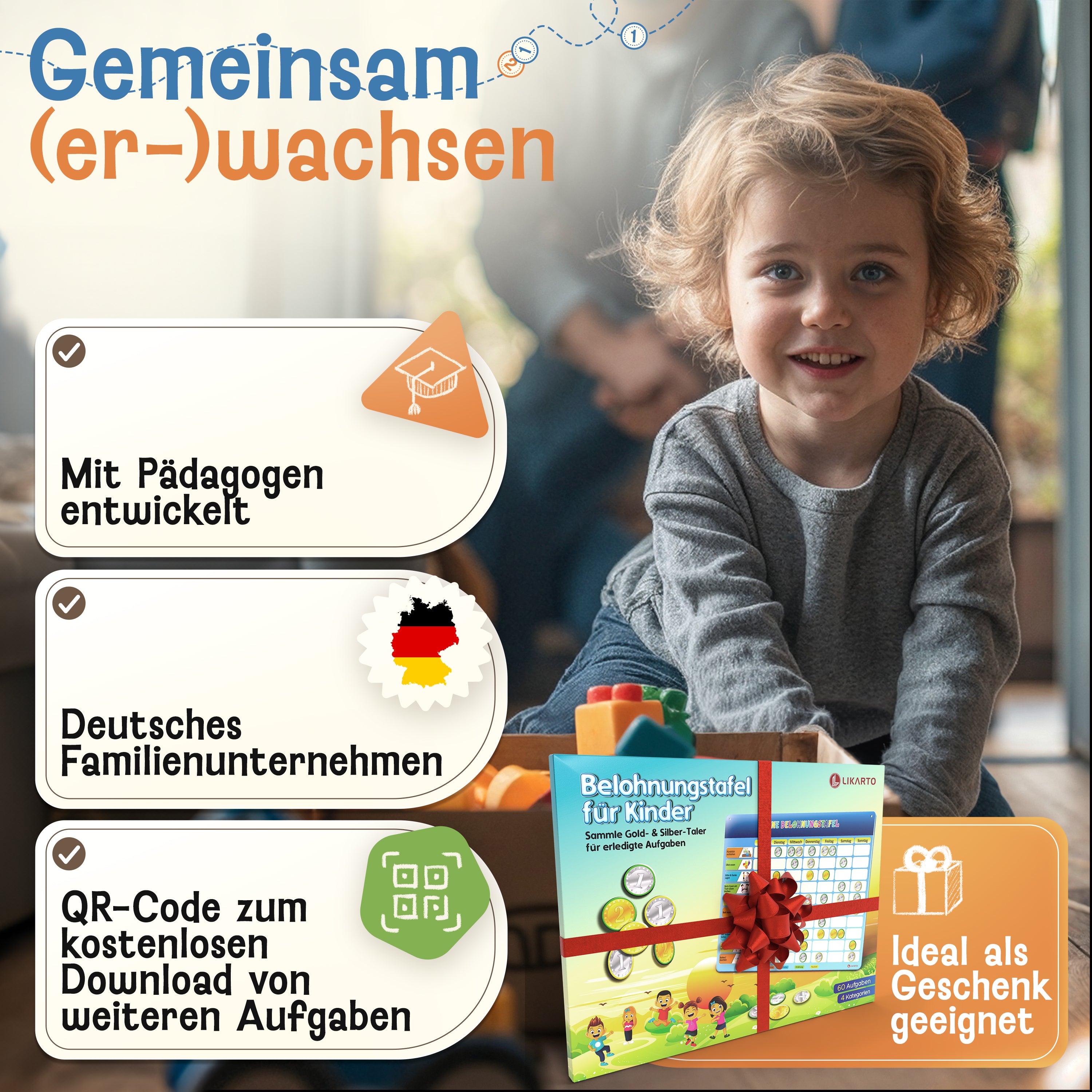 LIKARTO® Magnetische Belohnungstafel