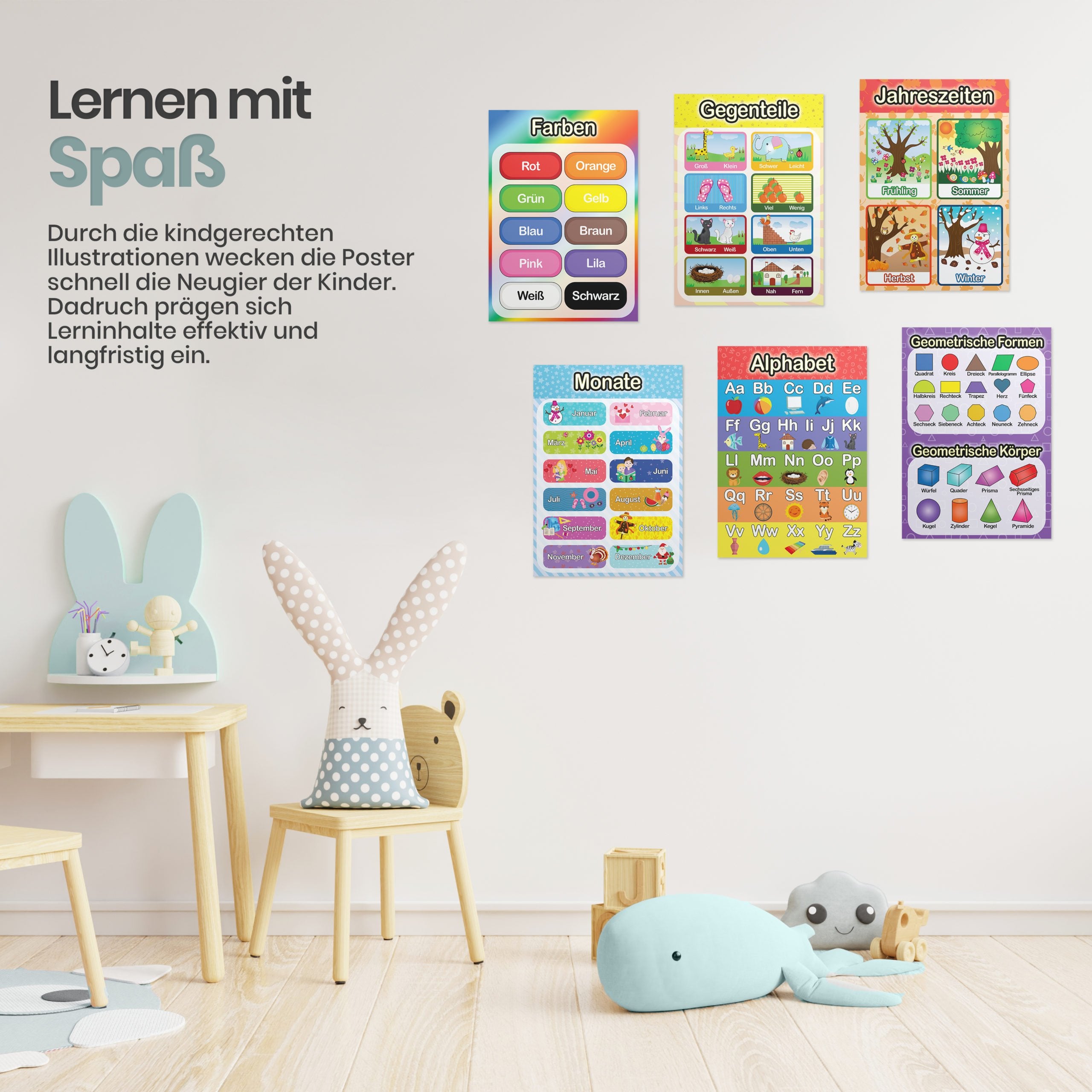 12 pädagogische Lernposter - Grundlagen 1