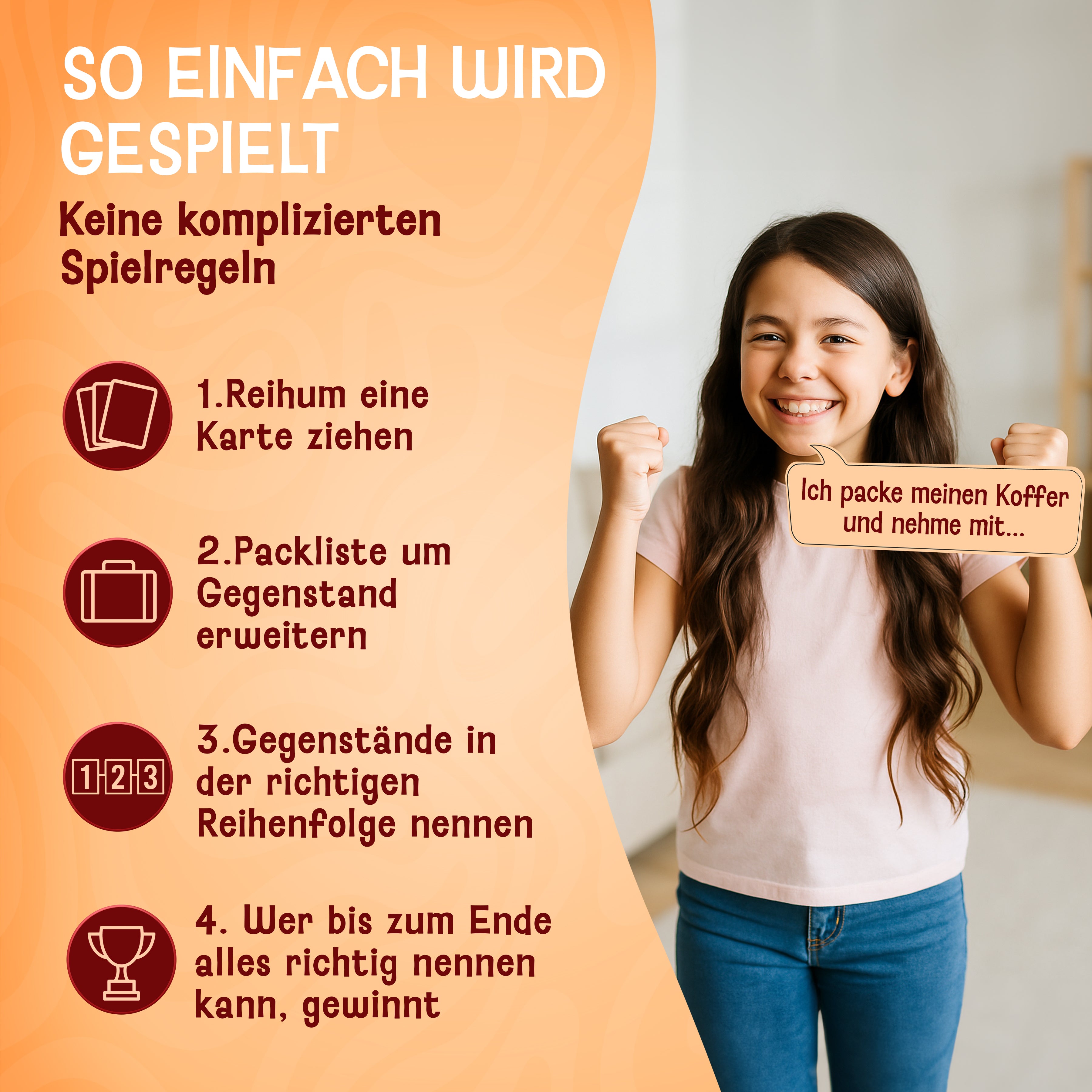 LIKARTO® Ich packe meinen Koffer