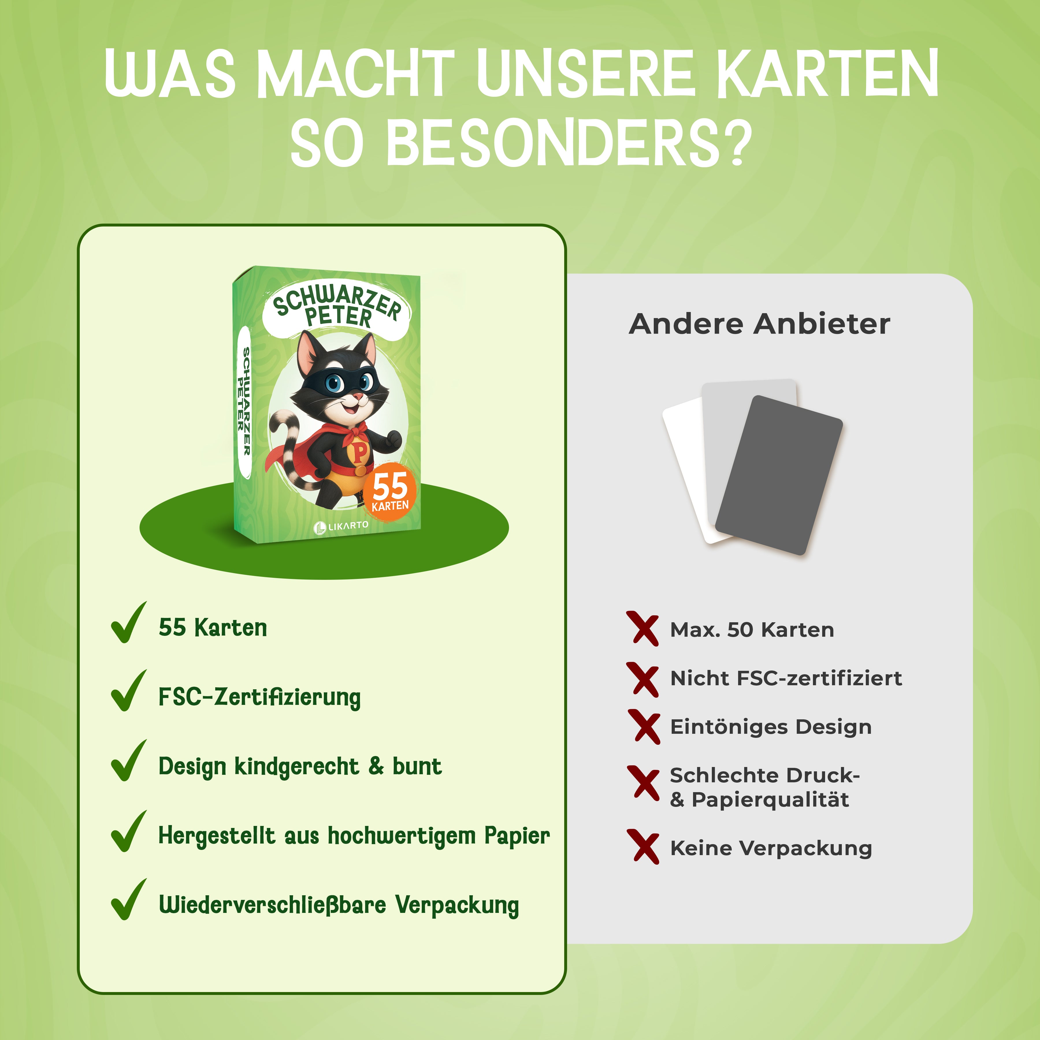 LIKARTO® Schwarzer Peter