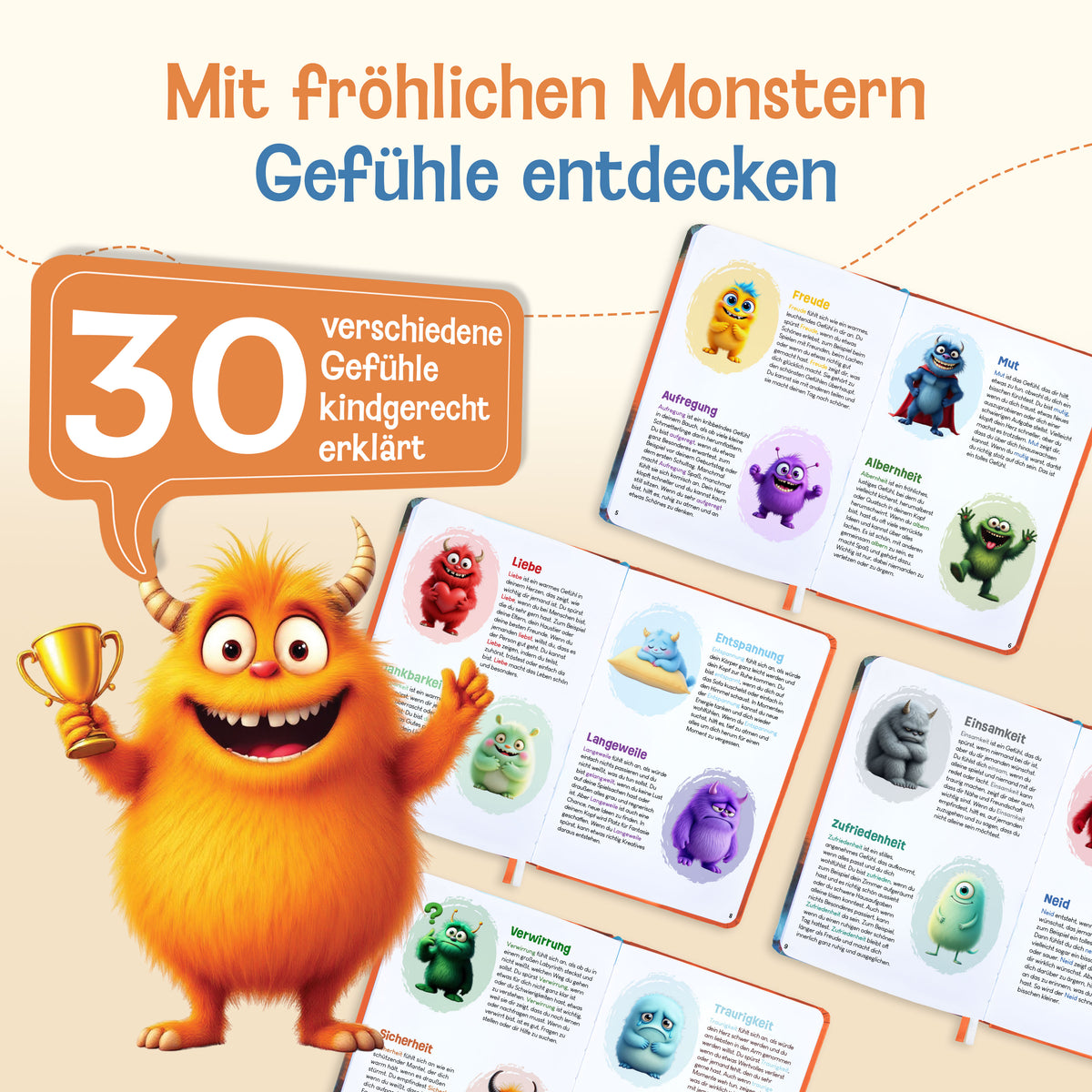 LIKARTO® Gefühlstagebuch (orange)