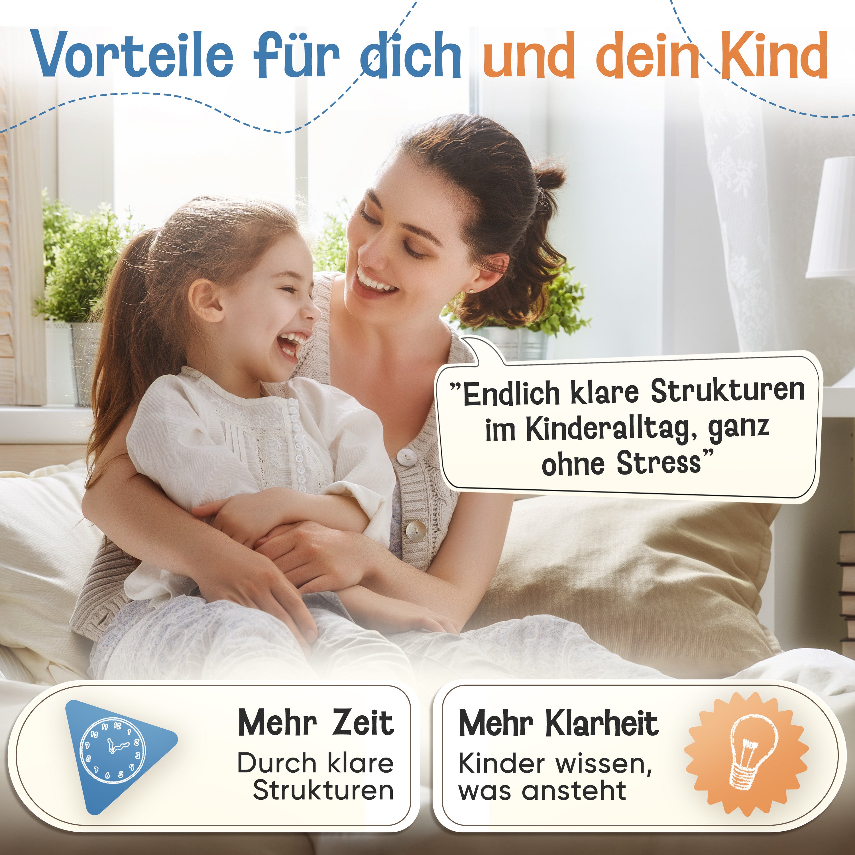 LIKARTO® Wochenplaner Kinder - Montessori Aufgabenplaner & Magnettafel blau