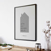 Familienposter mit Haus 1