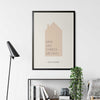 Familienposter mit Haus 1