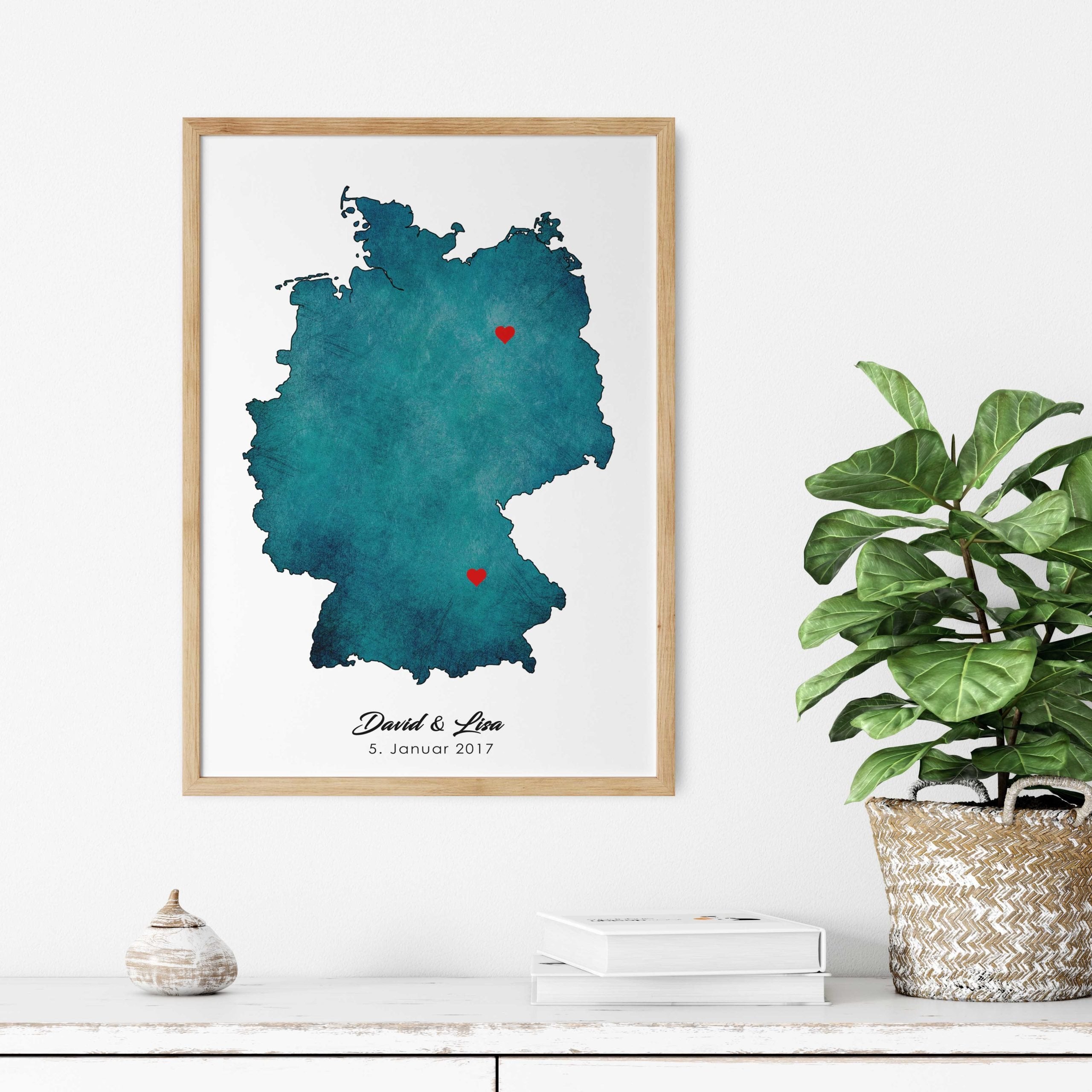 Liebeskarte Deutschland
