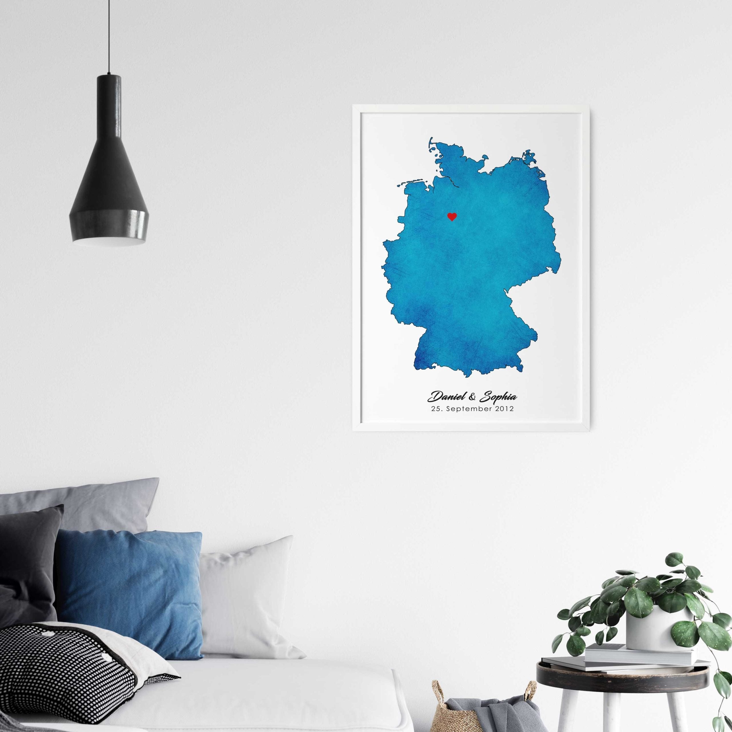 Liebeskarte Deutschland