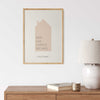 Familienposter mit Haus 1