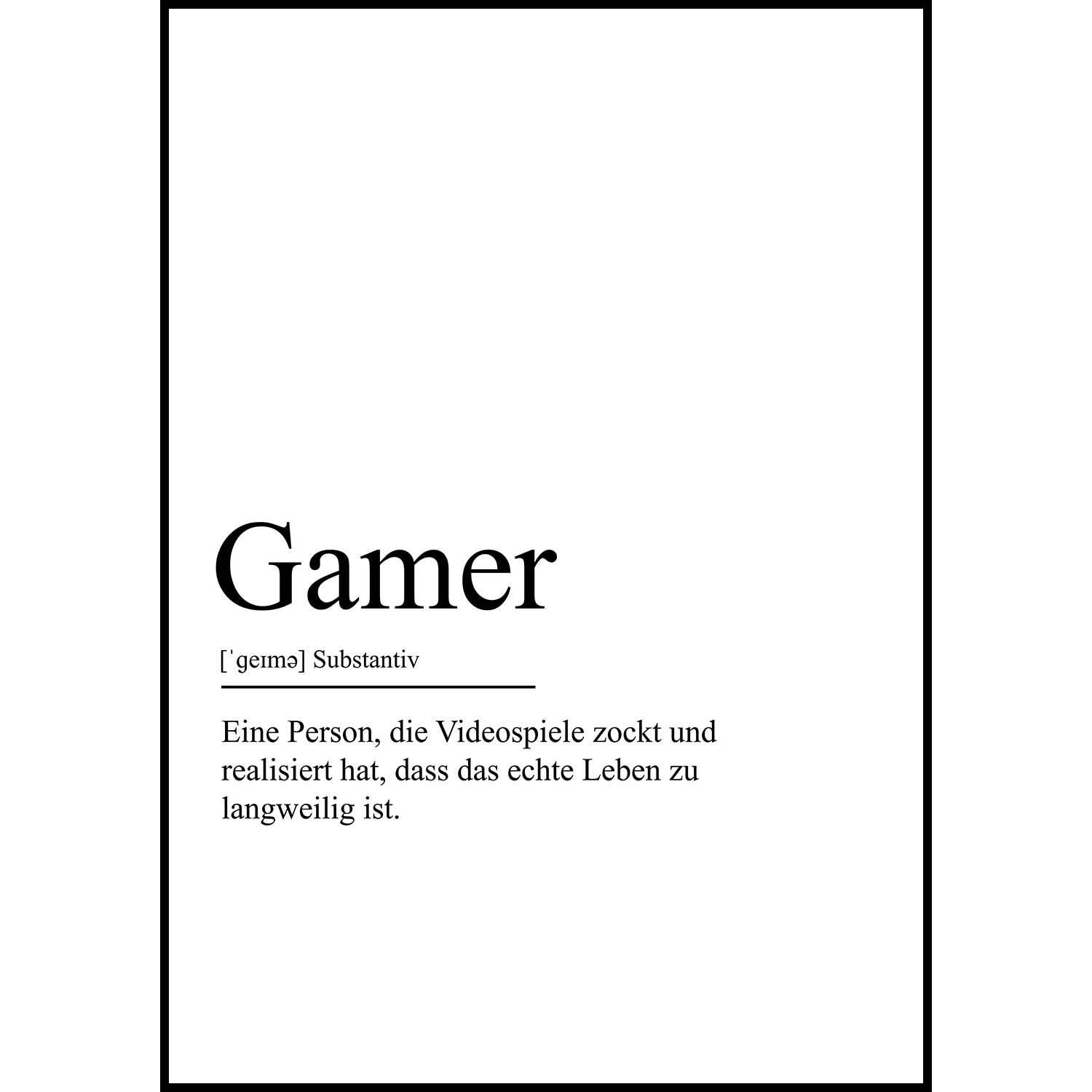 Gamer Definition