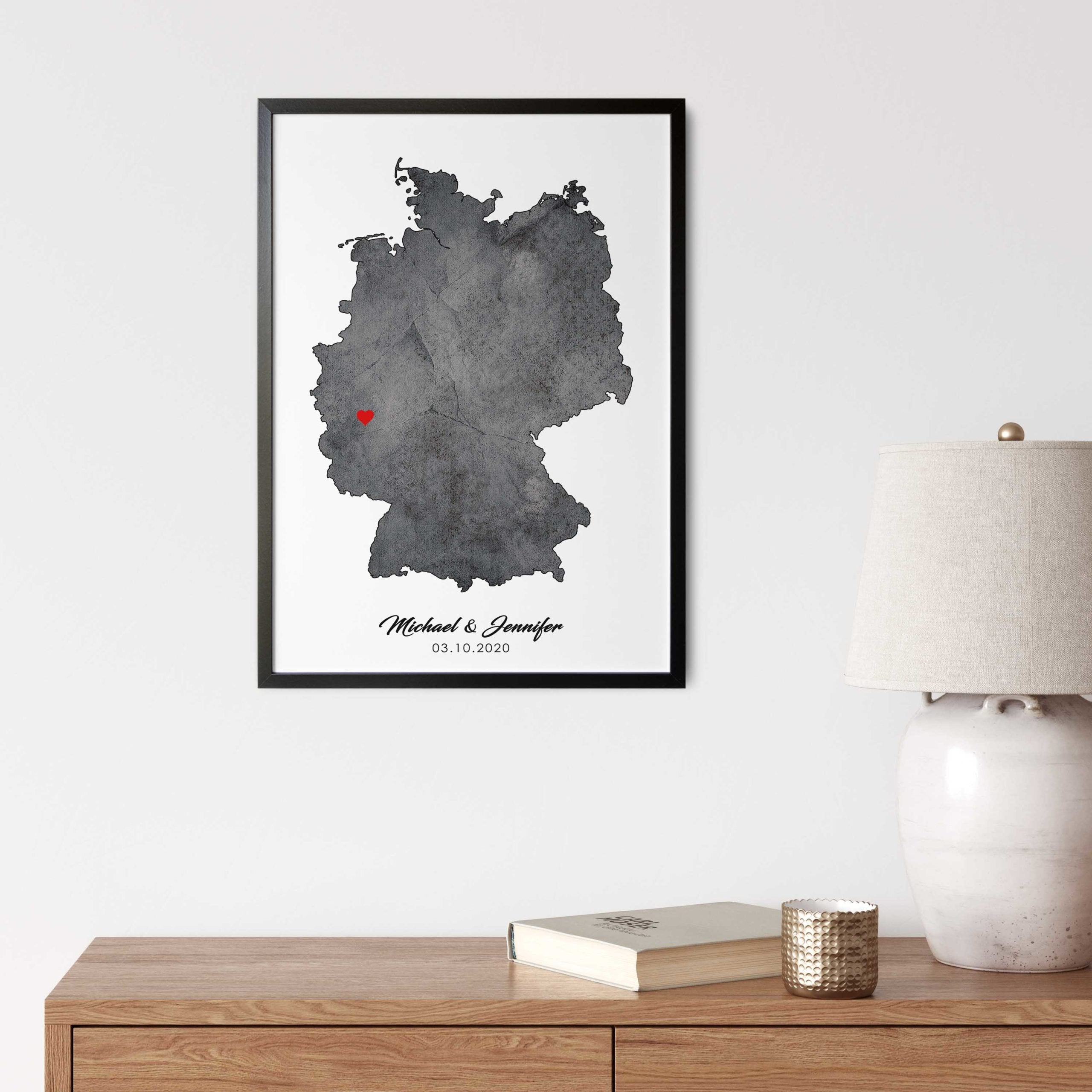 Liebeskarte Deutschland