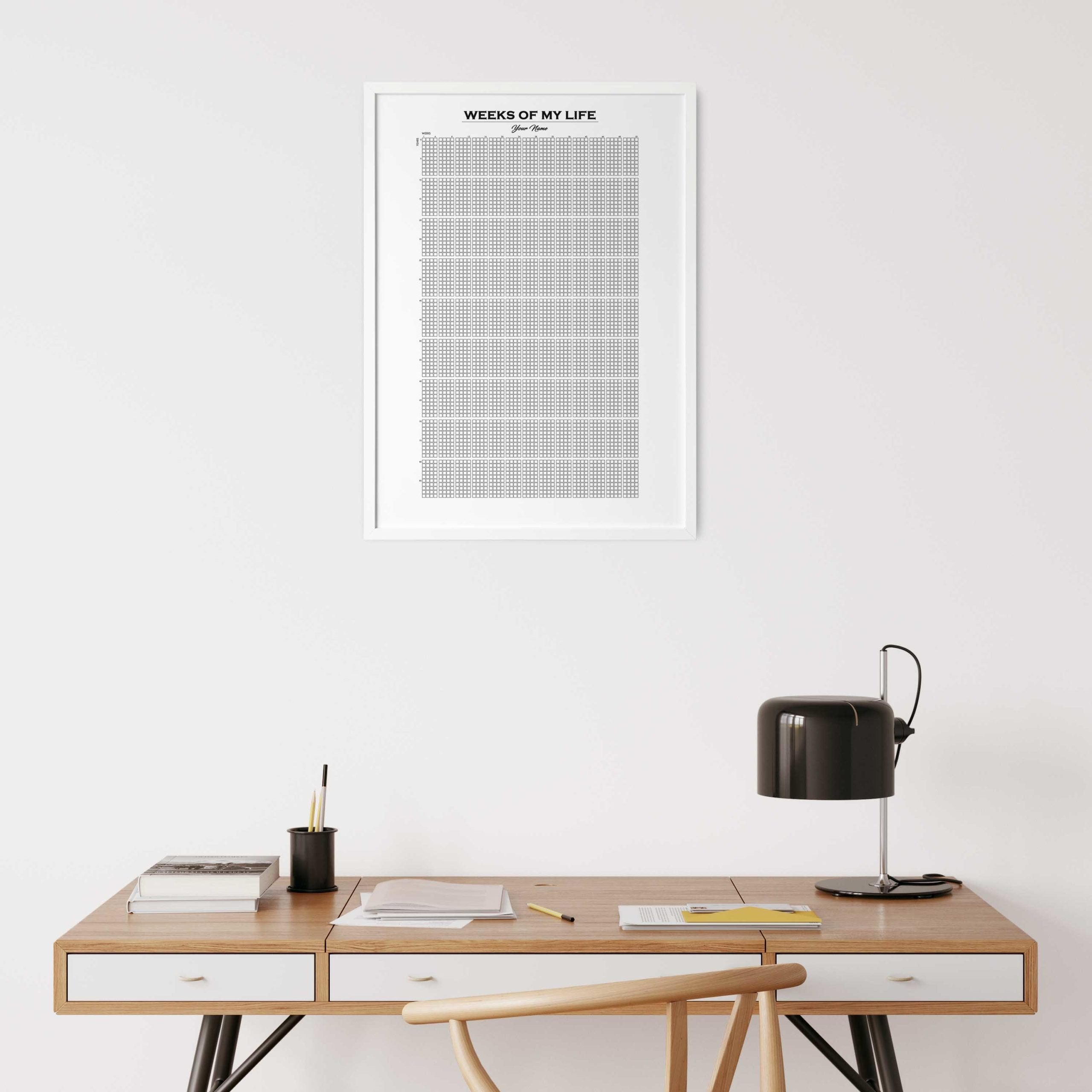 Weeks of my Life | Quadrate | 1 Quadrat = 1 Woche