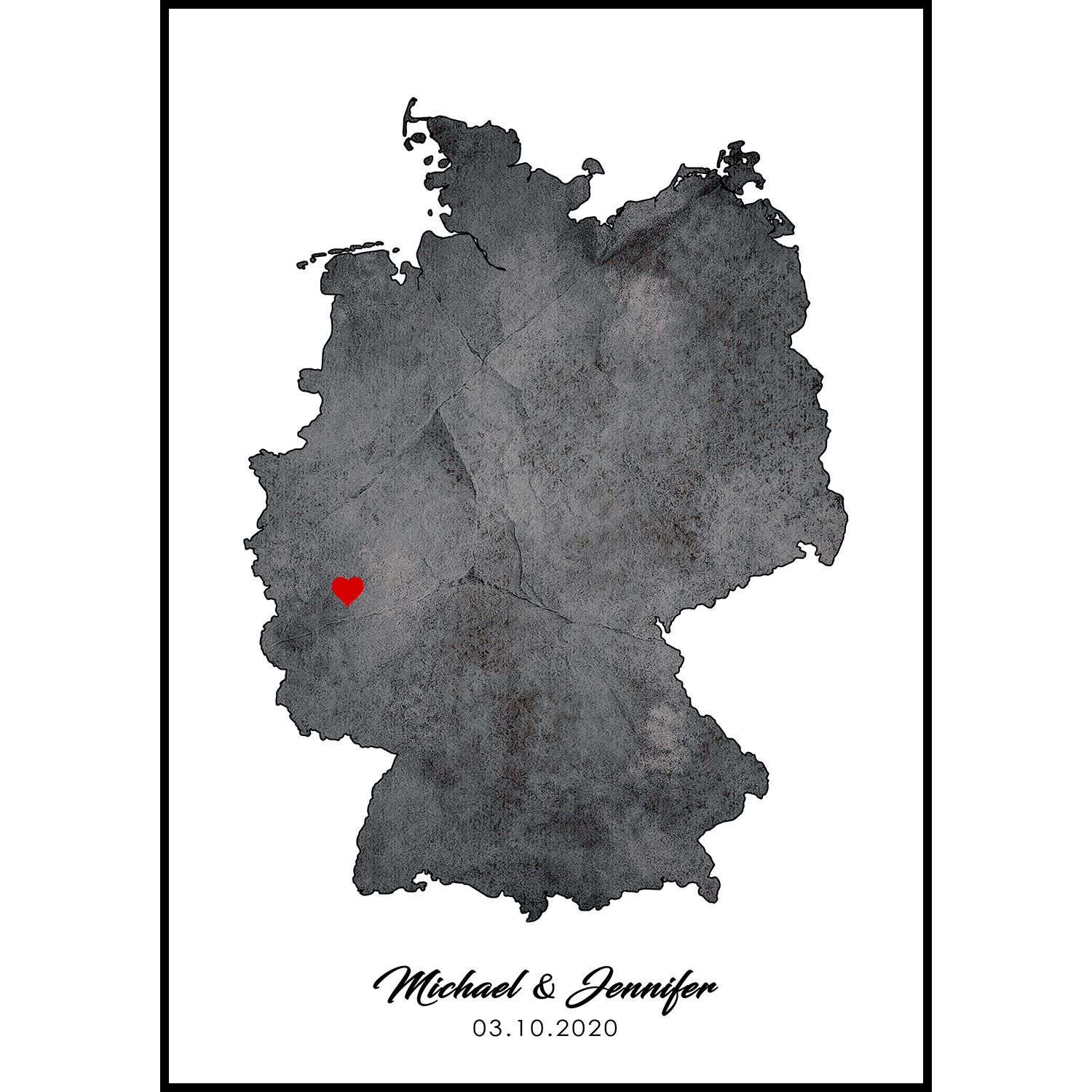 Liebeskarte Deutschland