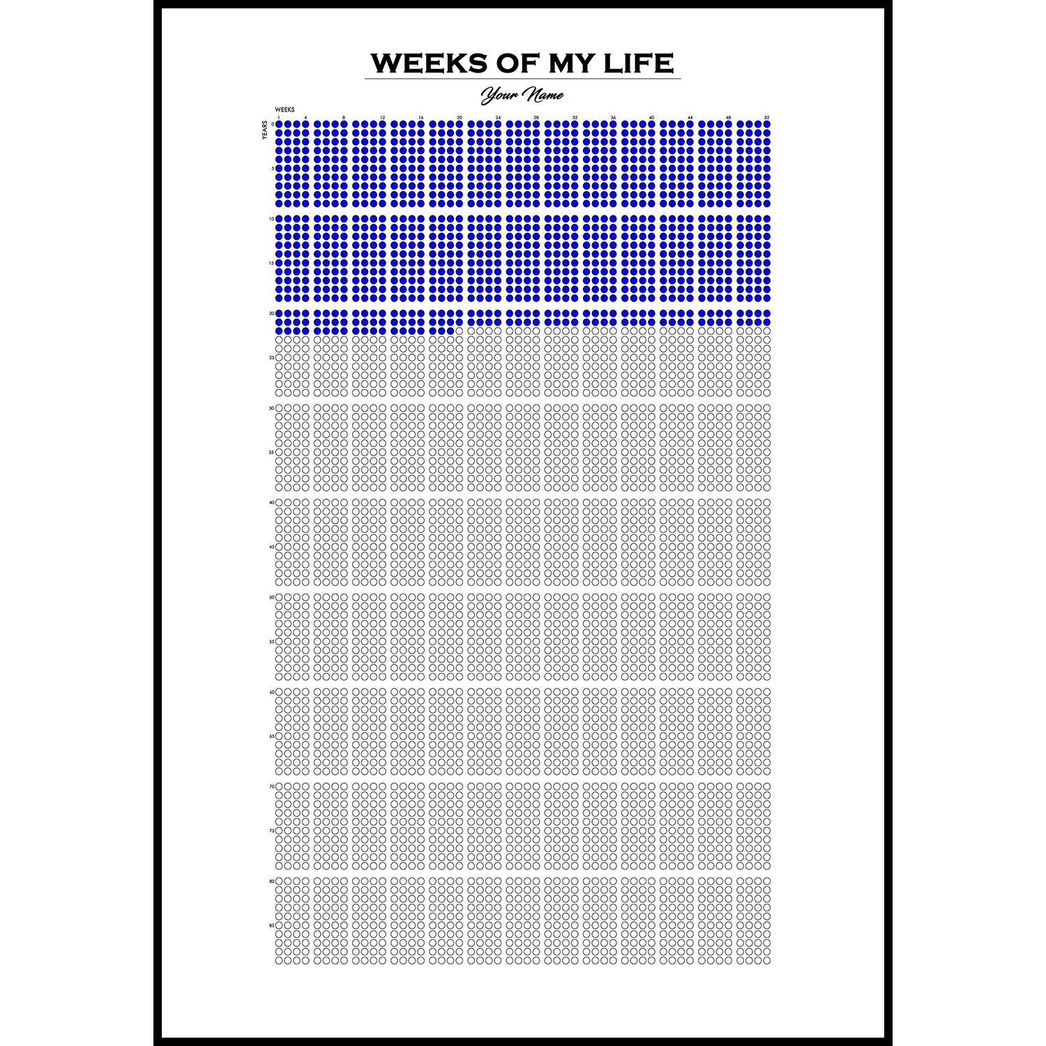 Weeks of my Life | Kreise | 1 Kreis = 1 Woche