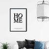 Familienposter Home