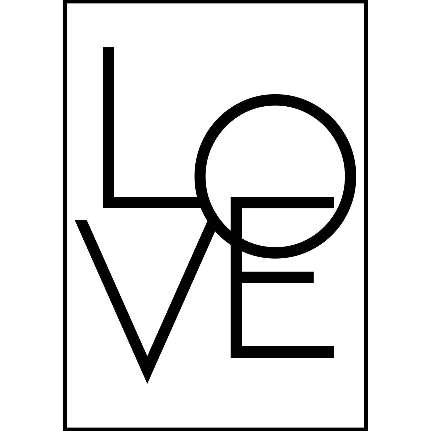 Liebesposter Love