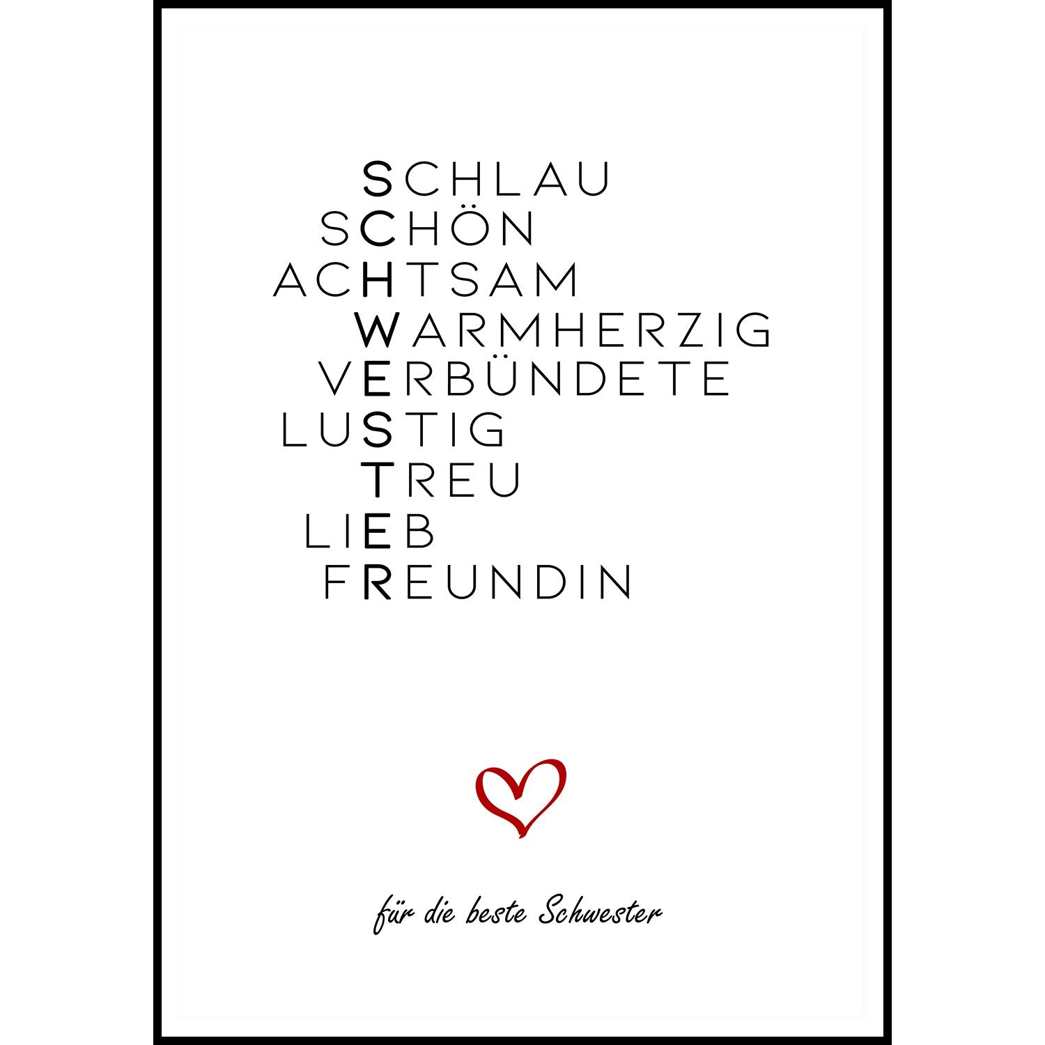 Definition Schwester