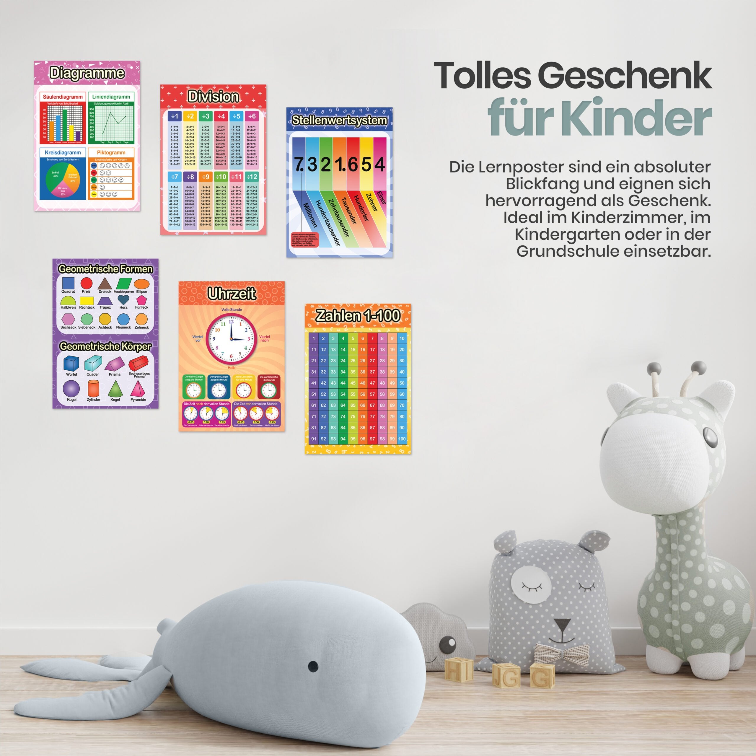 LIKARTO® 12 pädagogische Lernposter - Mathematik