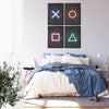 Gaming Symbole Poster 4er Set
