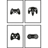 Gaming Controller Poster 4er Set