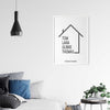 Familienposter mit Haus 2