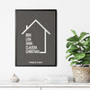 Familienposter mit Haus 2