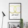 Hochzeitsposter Just Married