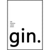 Gin Poster | Gib deinem Leben einen Gin