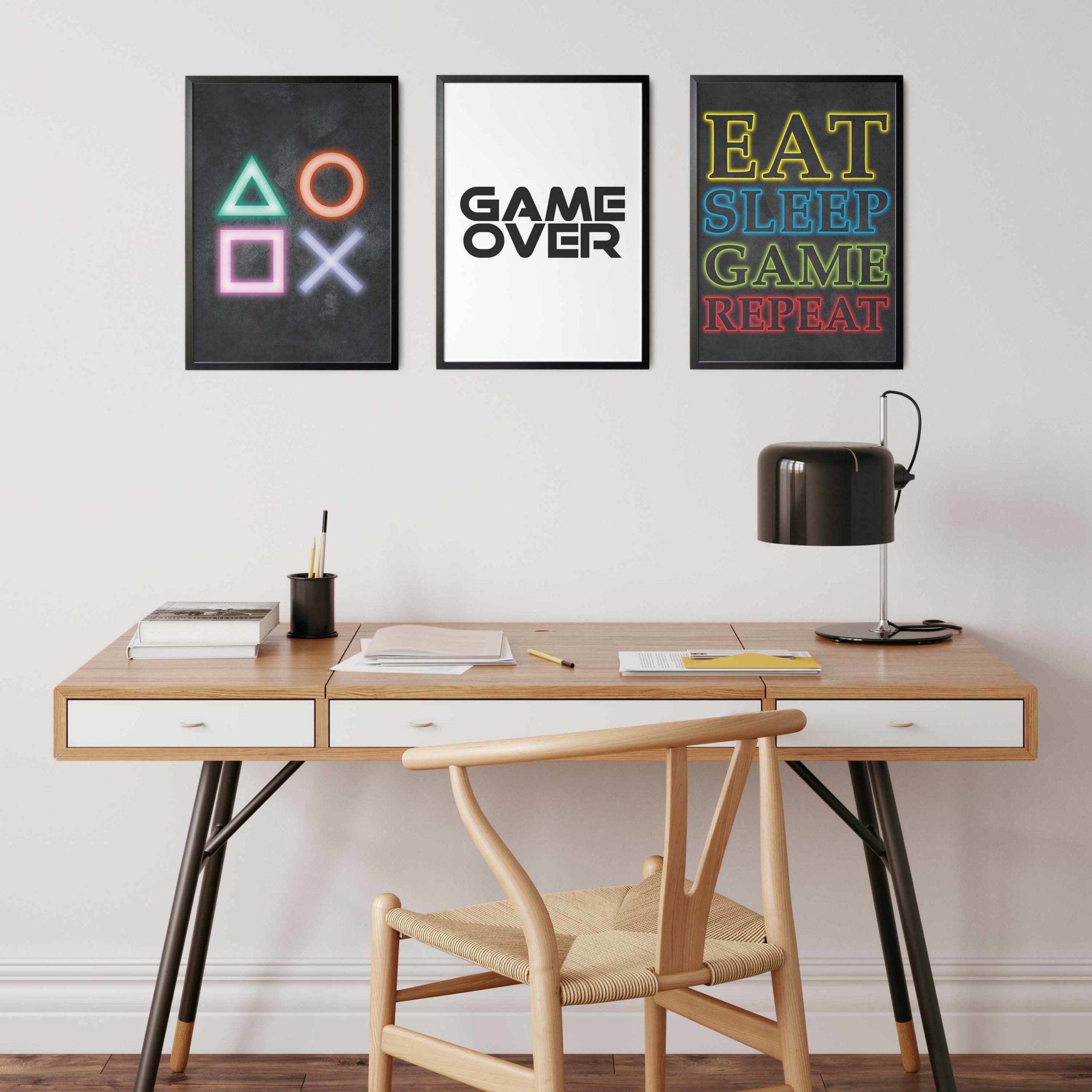 Gaming Poster 3er Set