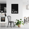 Gin Poster | Am Ende ergibt alles einen Gin