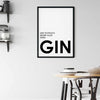 Gin Poster | Und plötzlich ergibt alles einen Gin