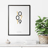 Hochzeitsdatum in gold & silber