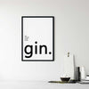 Gin Poster | Gib deinem Leben einen Gin