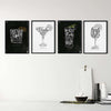 Cocktail Poster 4er Set
