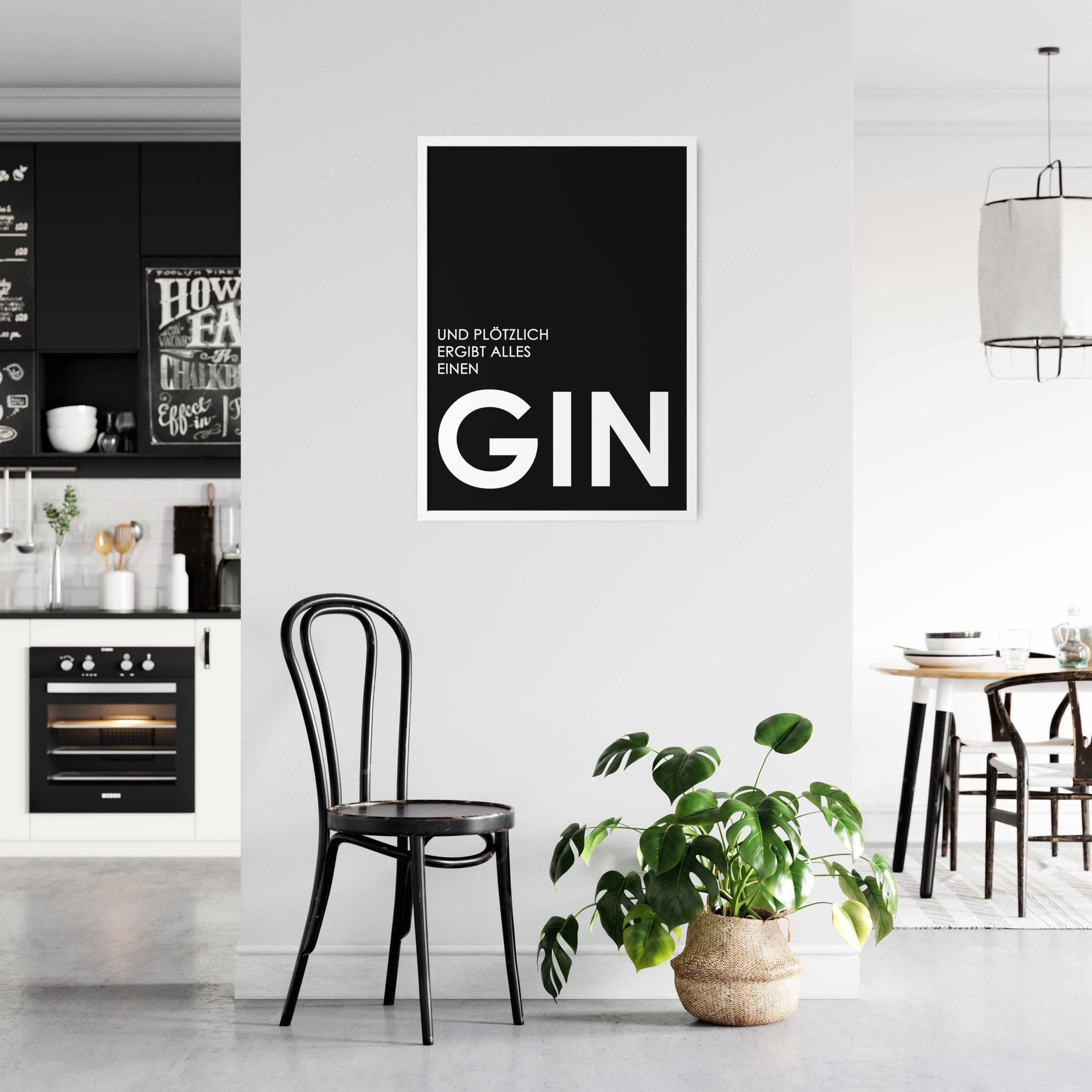 Gin Poster | Und plötzlich ergibt alles einen Gin