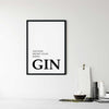 Gin Poster | Am Ende ergibt alles einen Gin