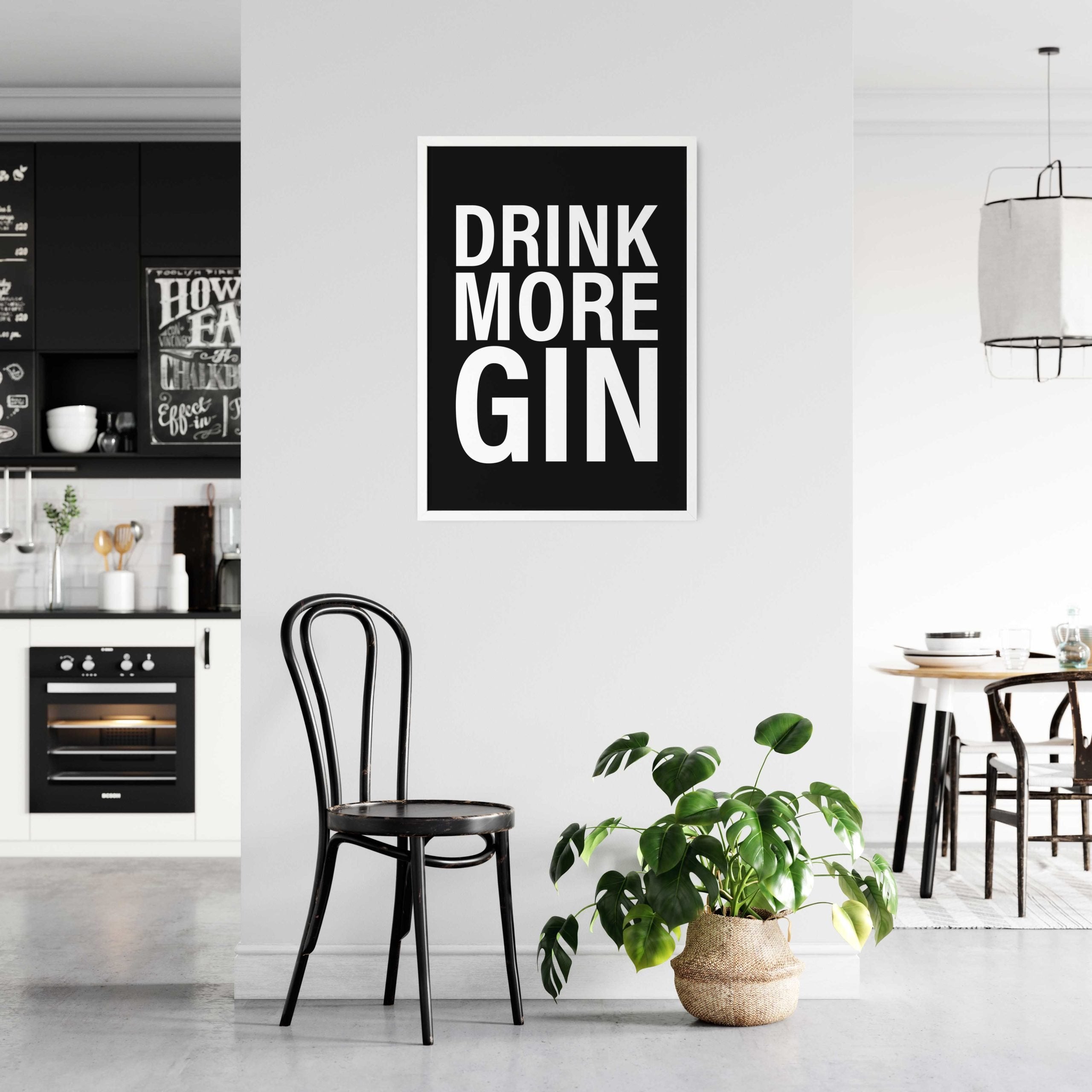 Gin Poster | DRINK MORE GIN