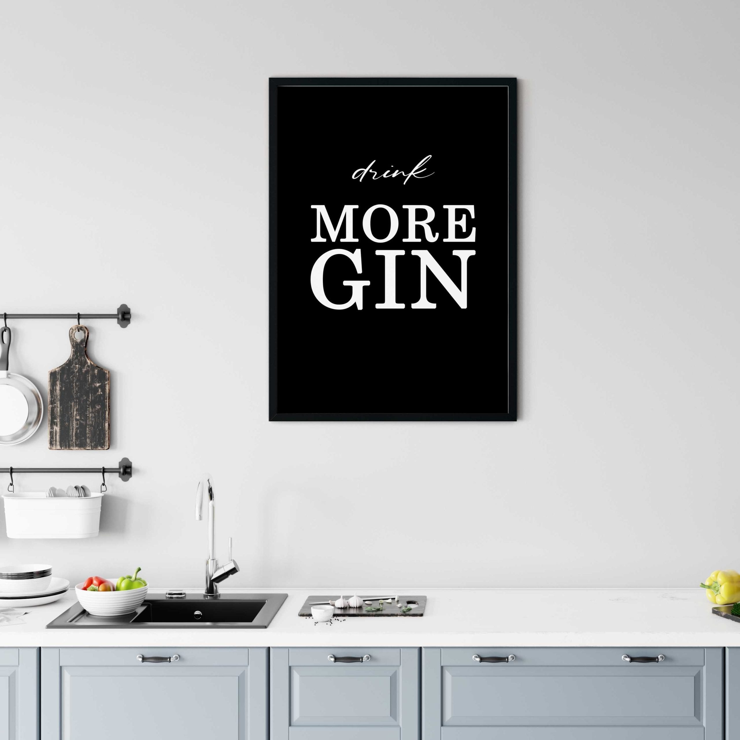 Gin Poster | drink MORE GIN