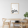 Gin Poster | Gib deinem Leben einen Gin