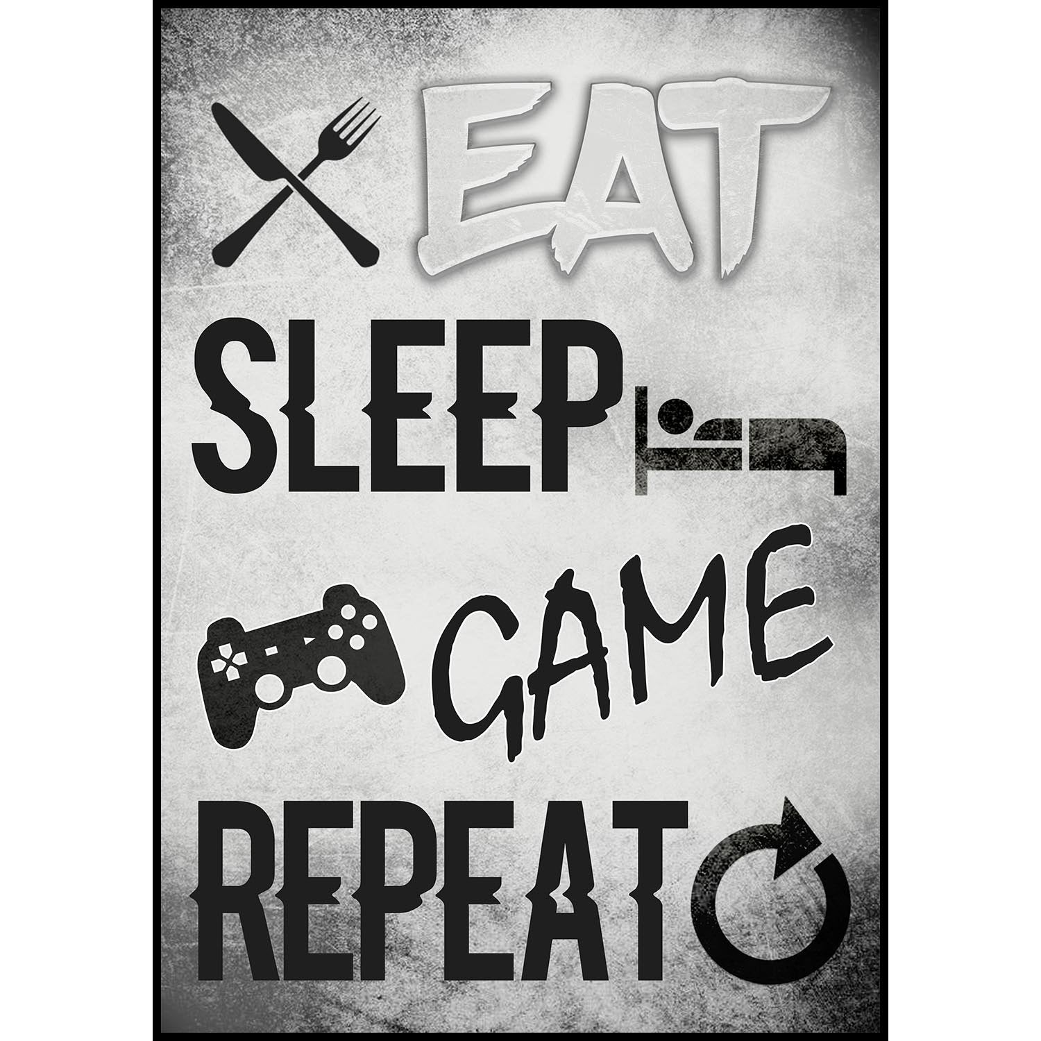 Eat Sleep Game Repeat 2