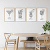 Cocktail Poster 4er Set